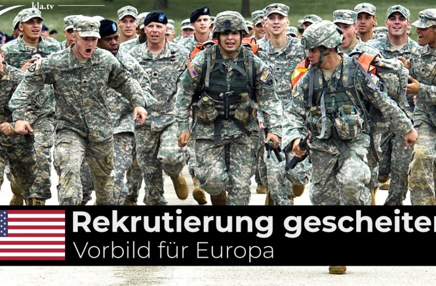 Rekrutierungskampagne für Kriegsdienst in USA gescheitert – Vorbild für Europa!