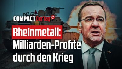 Mehr über den Artikel erfahren Rheinmetall: Milliarden-Profite durch den Krieg💥