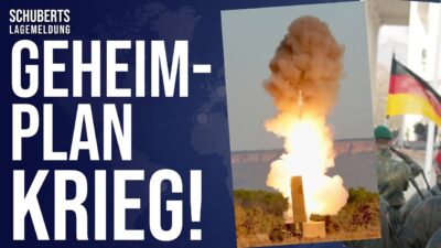 Mehr über den Artikel erfahren Schock-Leak💥Moskau im Visier! Merz kauft neue US-Raketen + Herrscht bald Kriegsrecht in Berlin?