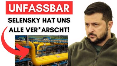 Mehr über den Artikel erfahren Selensky dreht uns das Gas ab, aber kauft jetzt selber russisches Pipelinegas!
