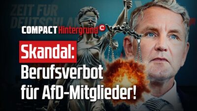 Mehr über den Artikel erfahren Skandal: Berufsverbot für AfD-Mitglieder!