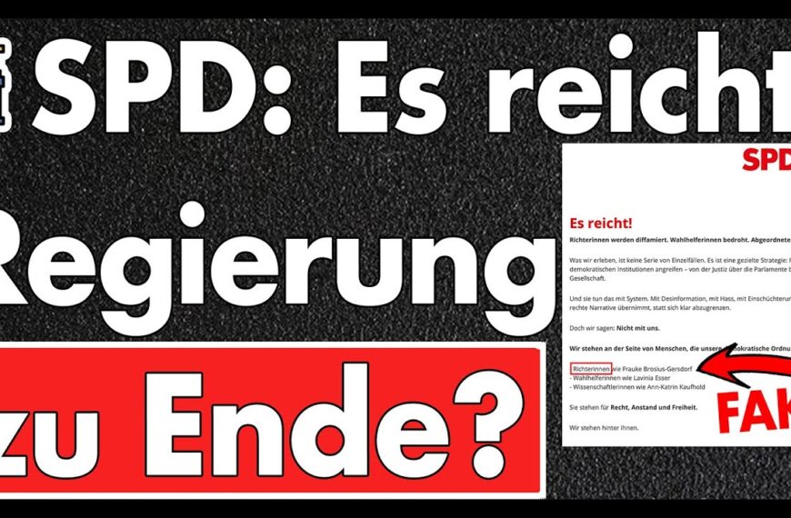 SPD reicht’s mit der Union! Regierungskrise in weniger als 100 Tagen! SPD verbreitet Desinformation!