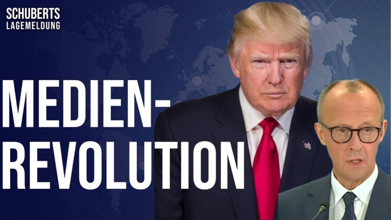 Mehr über den Artikel erfahren Staats-TV Geldhahn zugedreht + ARD & ZDF in Panik + Ukraine: Trump führt Merz vor + 🇩🇪 schutzlos!