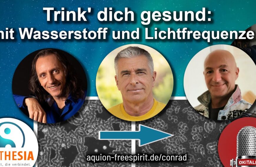 Trink’ dich gesund: mit Wasserstoff und Lichtfrequenzen
