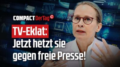 Mehr über den Artikel erfahren TV-Eklat: Jetzt hetzt sie gegen freie Presse!💥