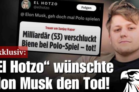 Tweet nicht schnell genug gelöscht: „El Hotzo“ hat auch Elon Musk den Tod gewünscht!