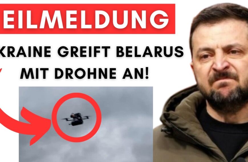 Ukrainische Kampf-Drohne mit Sprengladung in Minsk abgeschossen!