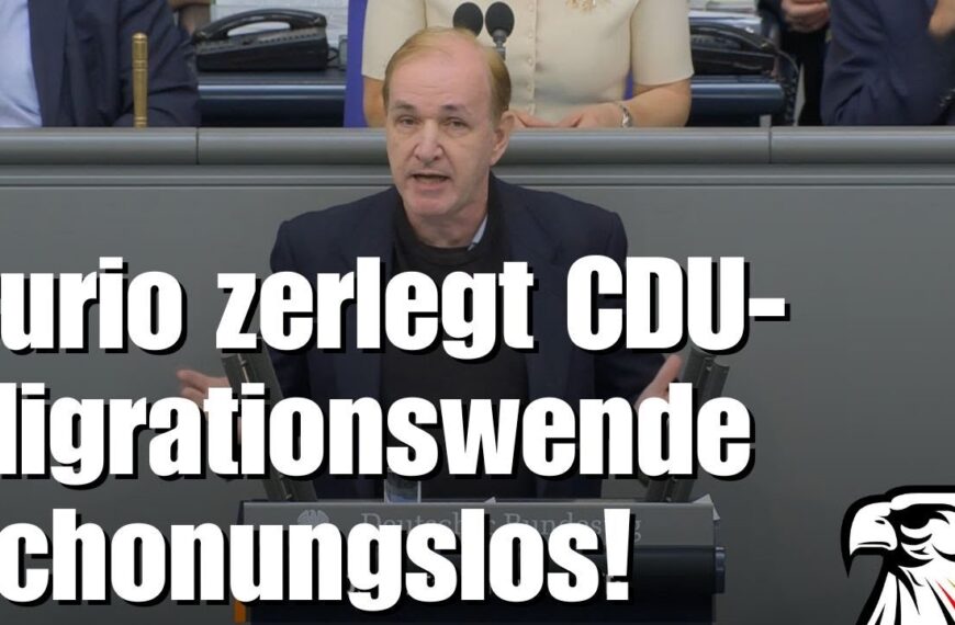 „Versprochen, gebrochen!“ – Curio zerlegt CDU-Migrationswende im Bundestag schonungslos!