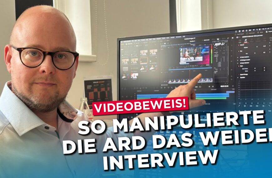 Videobeweis! So manipulierte die ARD das Weidel-Sommerinterview
