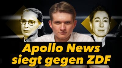 Mehr über den Artikel erfahren ZDF gesteht falsche Berichterstattung über Apollo News ein