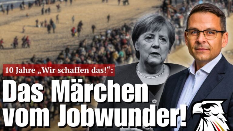Mehr über den Artikel erfahren 10 Jahre „Wir schaffen das!“: Das Märchen vom Jobwunder! | Gerald Grosz