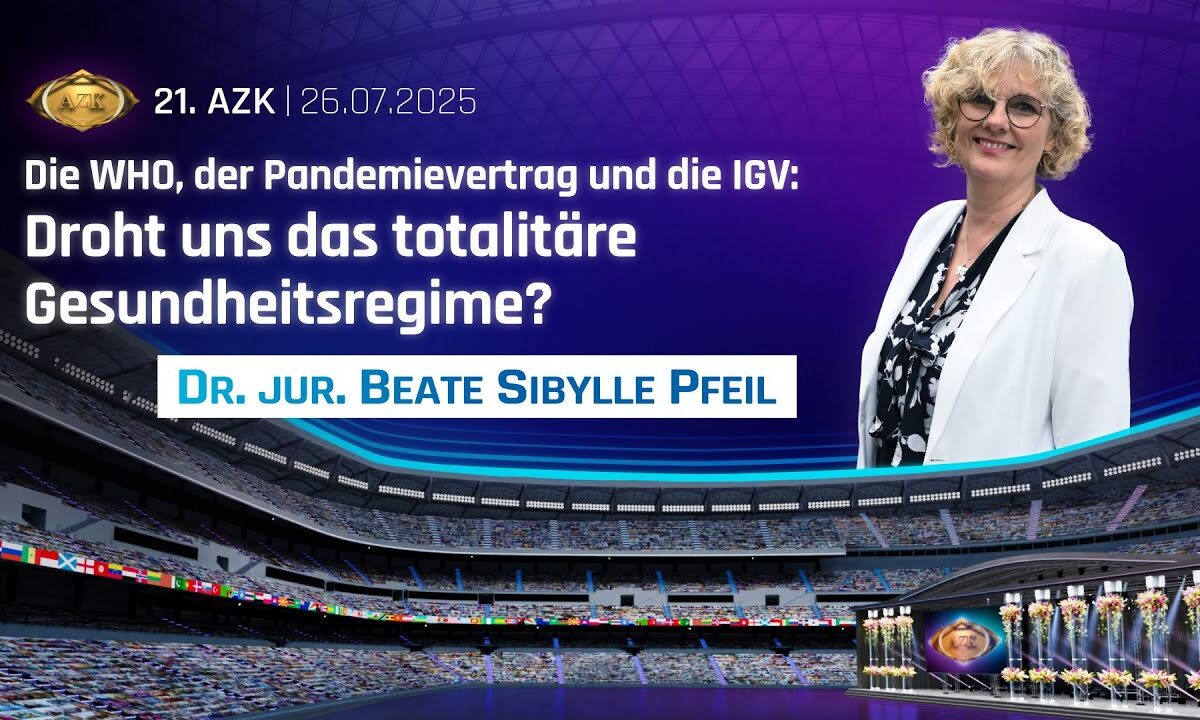 21. AZK – Dr. Beate Pfeil: Droht uns das totalitäre Gesundheitsregime?