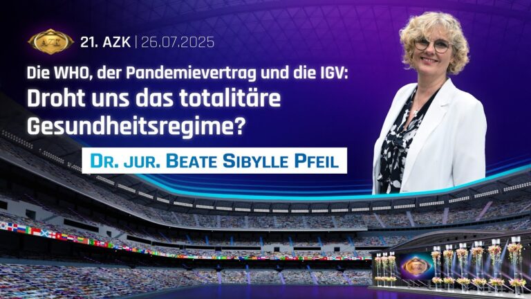 Mehr über den Artikel erfahren 21. AZK – Dr. Beate Pfeil: Droht uns das totalitäre Gesundheitsregime?