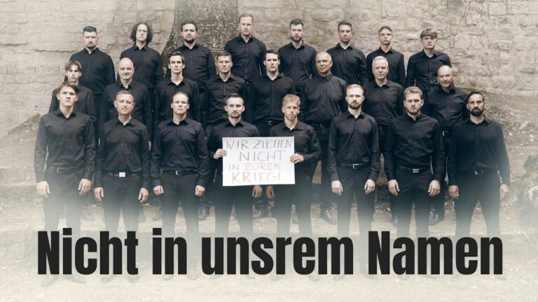 Mehr über den Artikel erfahren 21. AZK: 🎶 Nicht in unserem Namen 🎶 von Vätern und Söhnen aus Süddeutschland