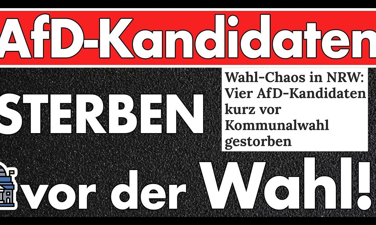 4 Kandidaten vor der Wahl gestorben, andere Parteien ohne Todesfälle – Wie wahrscheinlich ist sowas?