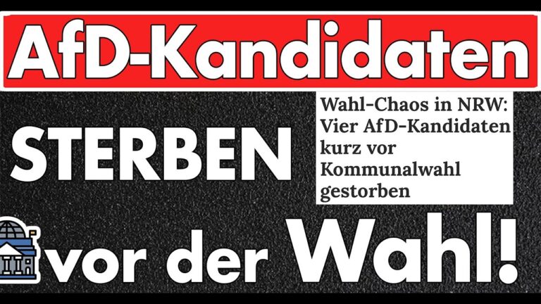 Mehr über den Artikel erfahren 4 Kandidaten vor der Wahl gestorben, andere Parteien ohne Todesfälle – Wie wahrscheinlich ist sowas?