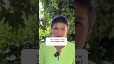 Mehr über den Artikel erfahren 7 politische Fragen an Sahra Wagenknecht
