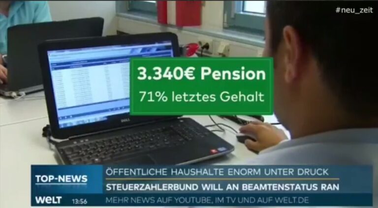 Mehr über den Artikel erfahren Bitte? Wer hält Deutschland am Laufen? … Beamtenrenten Empörung