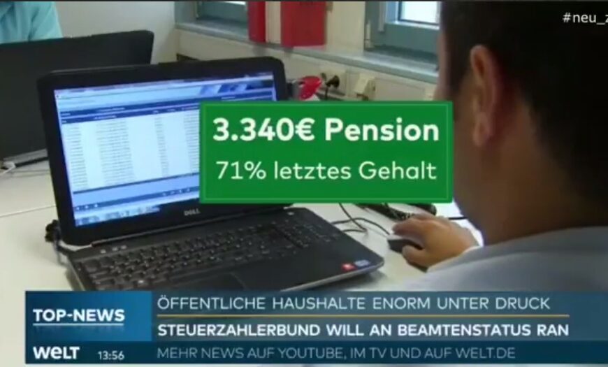 Bitte? Wer hält Deutschland am Laufen? … Beamtenrenten Empörung
