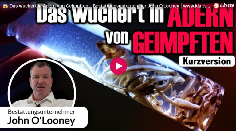 Mehr über den Artikel erfahren 😱 Das wuchert in Adern von Geimpften – Bestattungsunternehmer John O‘Looney