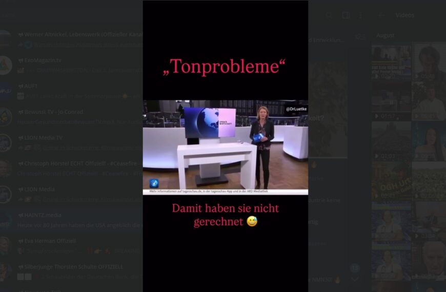 Gewünschte Propaganda nicht erzählt – Stecker gezogen