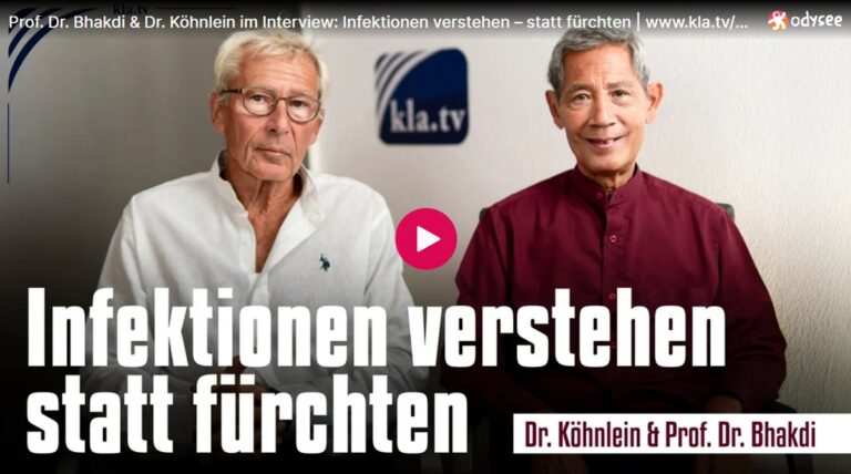 Mehr über den Artikel erfahren Prof. Dr. Bhakdi & Dr. Köhnlein im Interview: Infektionen verstehen – statt fürchten