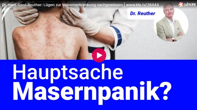 Mehr über den Artikel erfahren Dr. med. Gerd Reuther: Lügen zur Masernerkrankung nachgewiesen