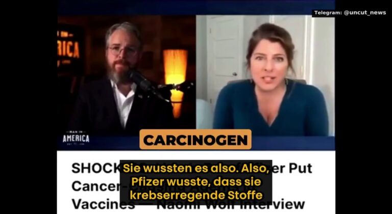 Mehr über den Artikel erfahren Naomi Wolf: Pfizer injizierte Millionen ein krebserregendes Affenvirus – mit Billigung der FDA!