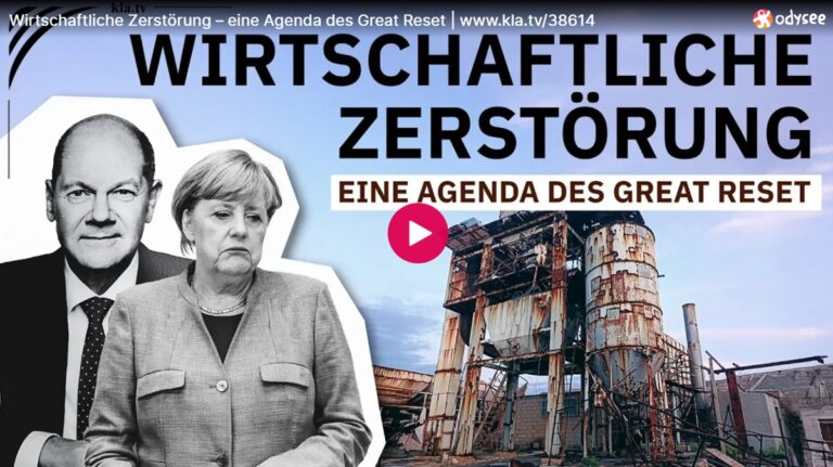 Mehr über den Artikel erfahren Wirtschaftliche Zerstörung – eine Agenda des Great Reset