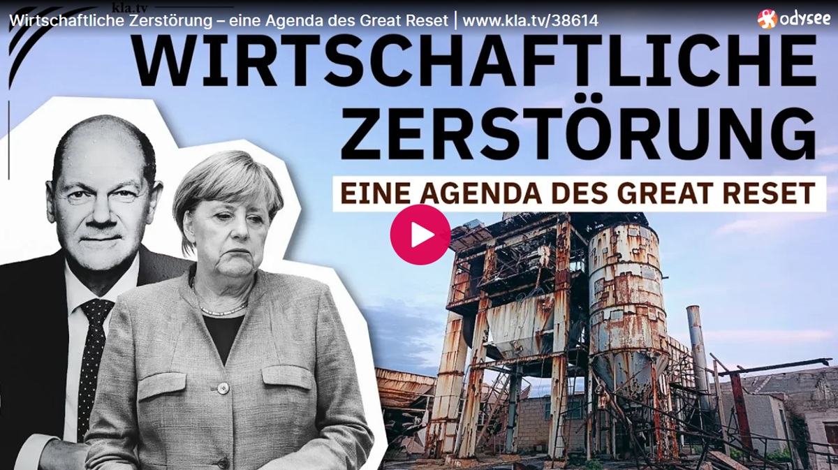 Wirtschaftliche Zerstörung – eine Agenda des Great Reset