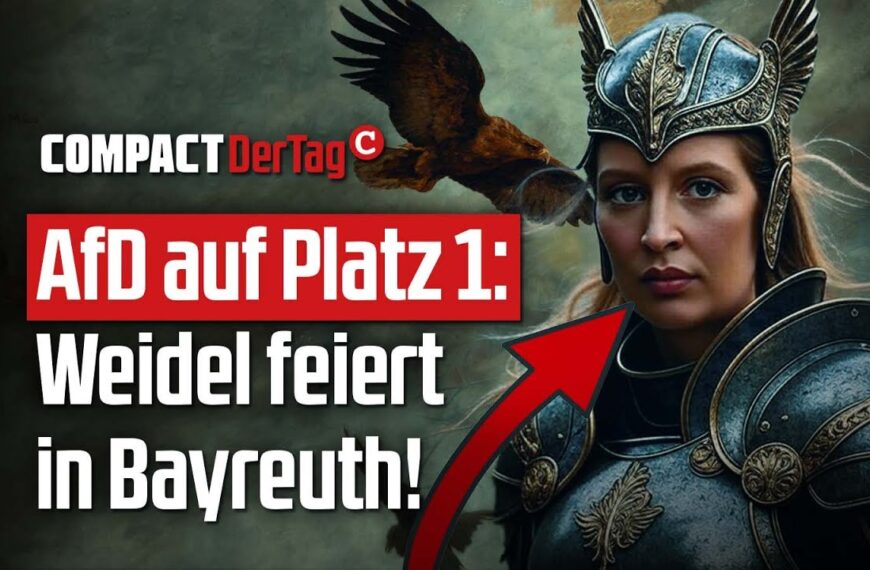 AfD auf Platz 1: Weidel feiert in Bayreuth!💥