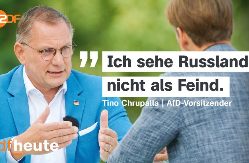 AfD-Chef Chrupalla im ZDF-Sommerinterview zu Gaza, Russland und Meinungsfreiheit