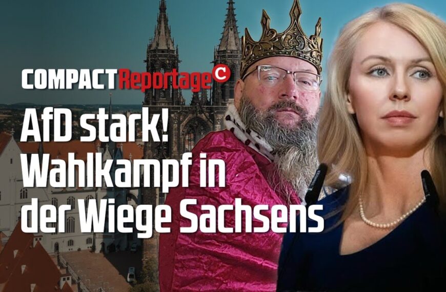 AfD stark! Wahlkampf in der Wiege Sachsens