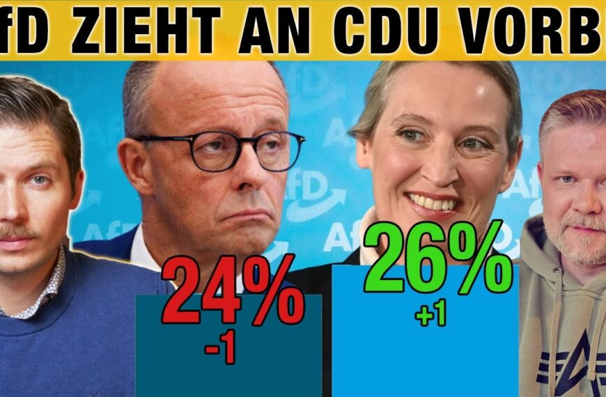 AfD zieht an CDU vorbei! ÖRR macht Propagandasachen