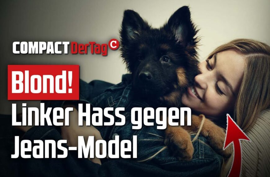 Blond! Linker Hass gegen Jeans-Model💥