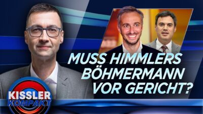 Mehr über den Artikel erfahren Böhmermann vor Gericht: Polizei klagt gegen ZDF & Himmler | KISSLER Kompakt am 04.08.2025