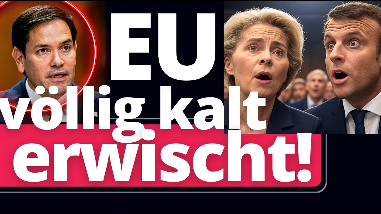 Brisantes EIL-UPDATE: Rubio lässt die Bombe platzen!