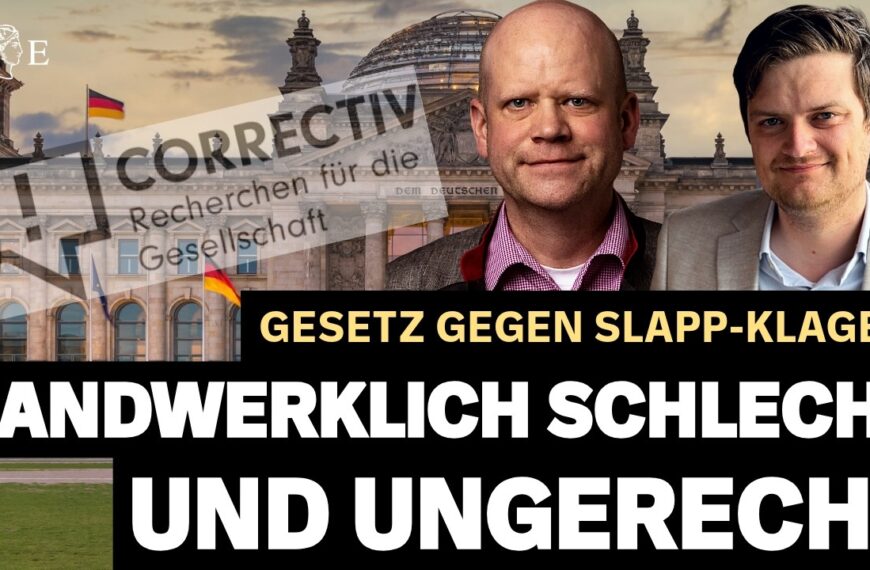 Bundesregierung schützt NGOs: Vosgerau warnt vor SLAPP-Missbrauch