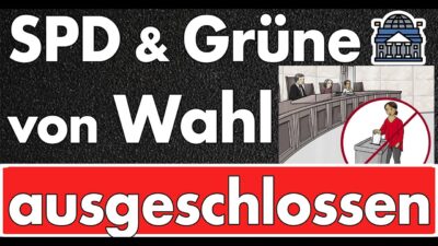Mehr über den Artikel erfahren CDU & AfD schließen SPD, Grüne & Die Linke von Wahl aus! Gericht sieht mangelnde Verfassungstreue!