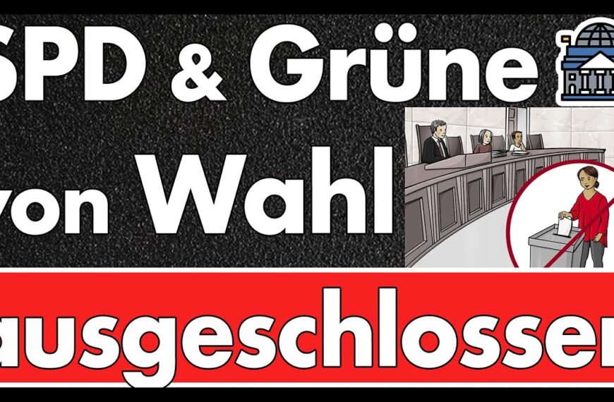 CDU & AfD schließen SPD, Grüne & Die Linke von Wahl aus! Gericht sieht mangelnde Verfassungstreue!