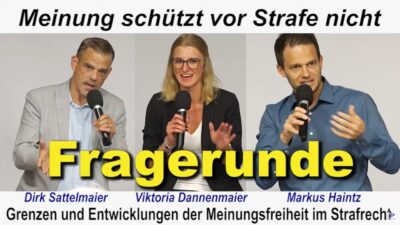 Mehr über den Artikel erfahren Diskussion in Bochum mit 3 Anwälten, die sich für die Meinungsfreiheit in Deutschland einsetzen