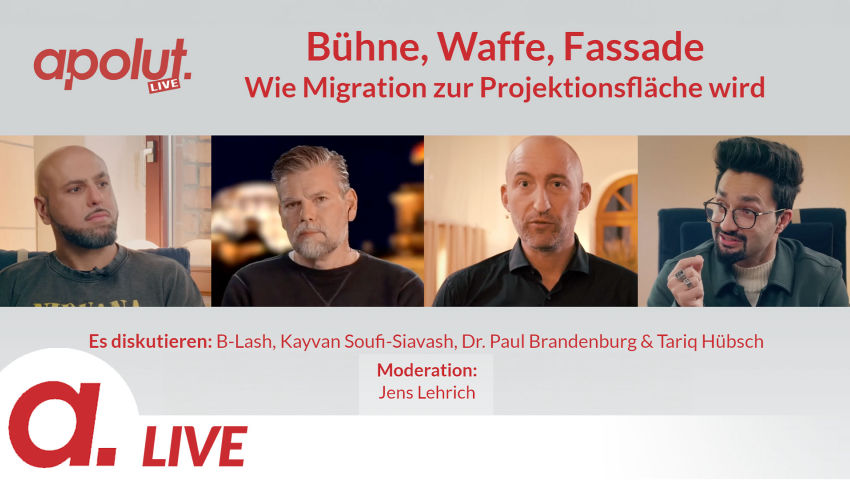 Livestream: Bühne, Waffe, Fassade – Wie Migration zur Projektionsfläche wird