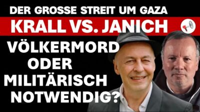 Mehr über den Artikel erfahren 👉 Israel-Palästina: Libertäre Uneinigkeit – Oliver Janich vs. Dr. Markus Krall | Politik Spezial