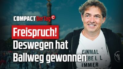 Mehr über den Artikel erfahren Freispruch! Deswegen hat Ballweg gewonnen💥