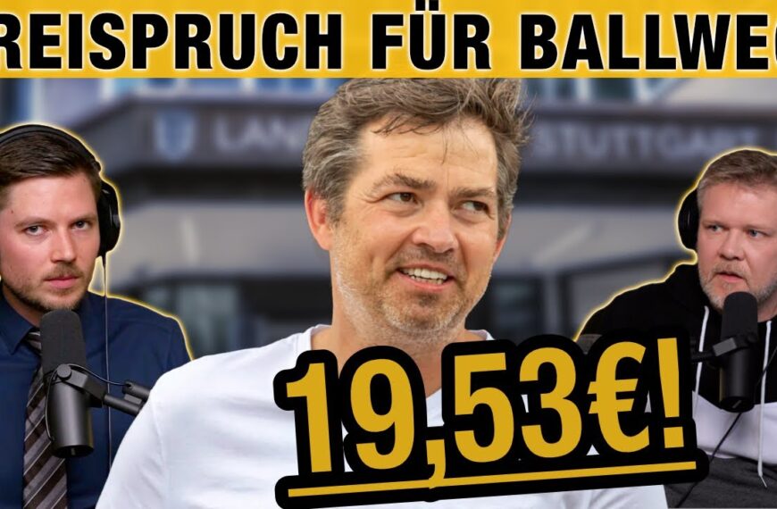 FREISPRUCH für Ballweg – 9 Monate Untersuchungshaft wegen 19,53€ – „kein politisches Verfahren“