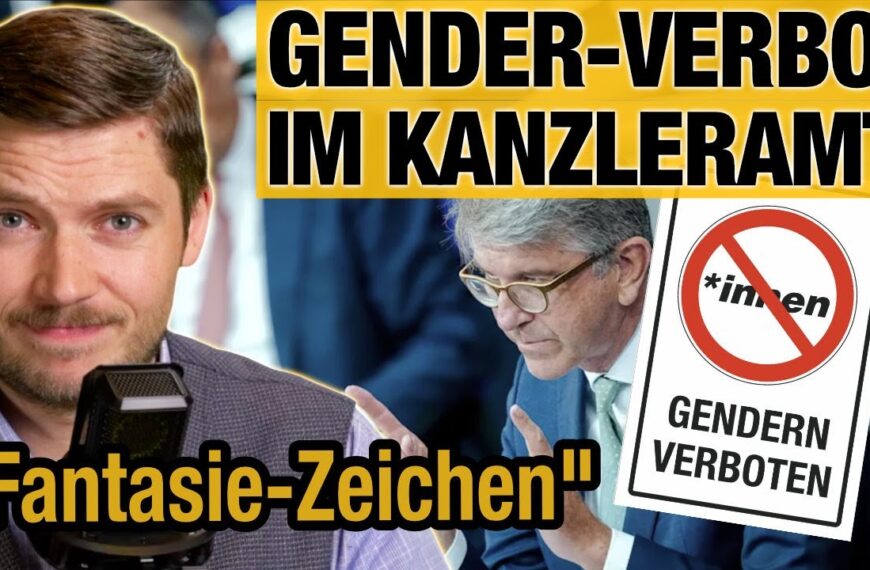 GENDER-VERBOT bald überall? „Keine Fantasie-Zeichen“ – Im Kanzleramt dienstlich verboten!