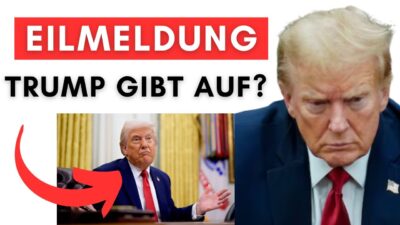 Mehr über den Artikel erfahren Heftig: Trump zieht sich vorerst aus Friedensgesprächen zurück!