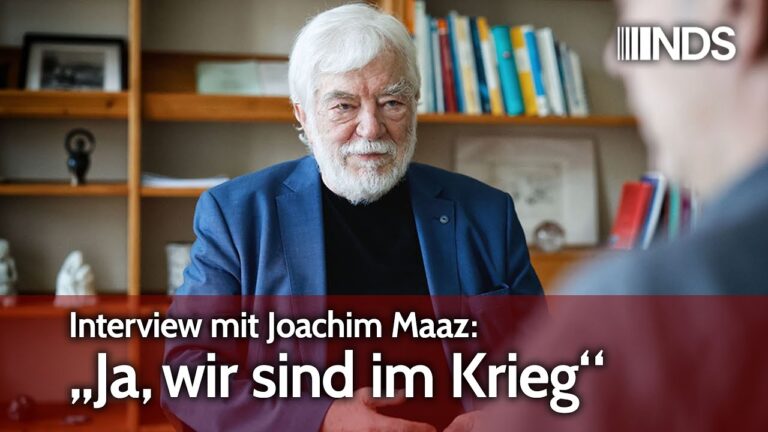 Mehr über den Artikel erfahren Interview mit Joachim Maaz: „Ja, wir sind im Krieg“ | NDS
