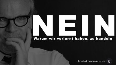 Mehr über den Artikel erfahren NEIN. Widerspruch ist Sauerstoff – warum wir ihn jetzt verteidigen müssen.