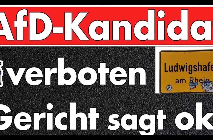 Nicht zur OB-Wahl zugelassen! Verwaltungsgericht verwirft Eilantrag von AfD Paul! Gesinnungsjustiz